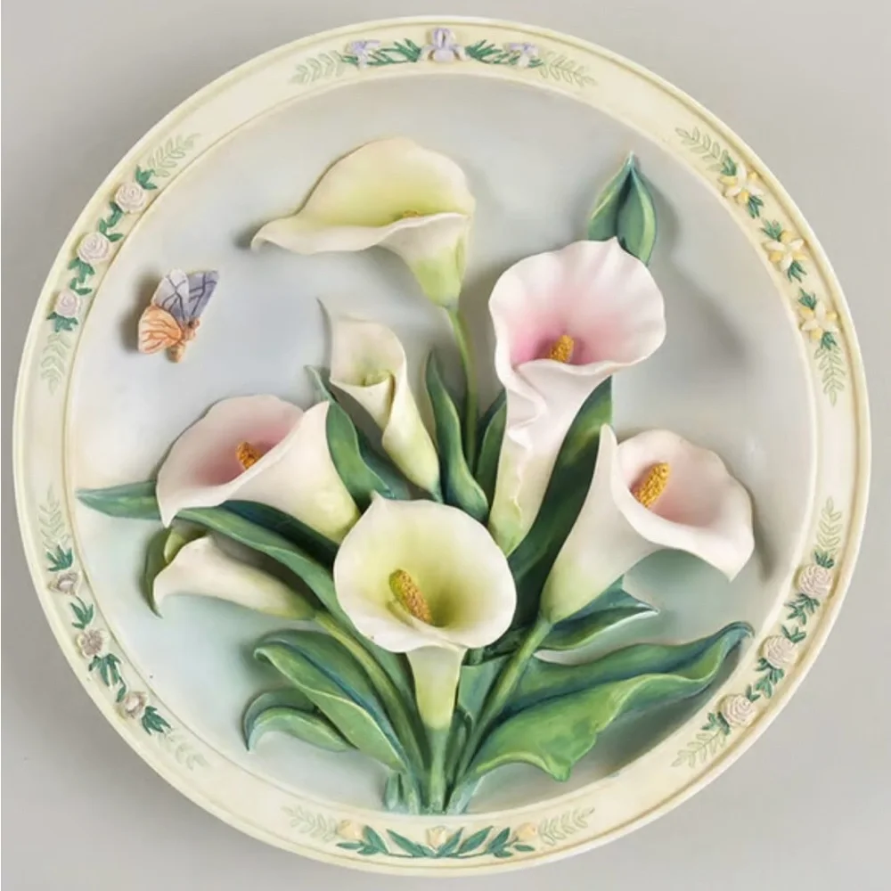 Lena Liu’s Beautiful Garden by BRADFORD EXCHANGE The Calla Lily Garden Plate